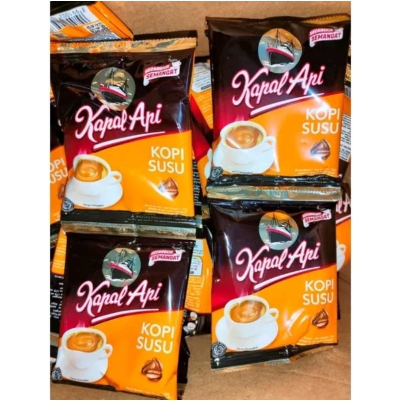 

Kopi Kapal Api Susu 31gr 1 Renceng Isi 10 Sachet