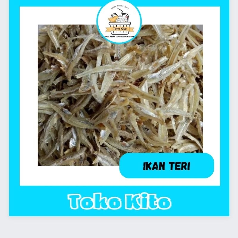 

IKAN TERI / TERI BELAH / IKAN TERI KERING 250 GR