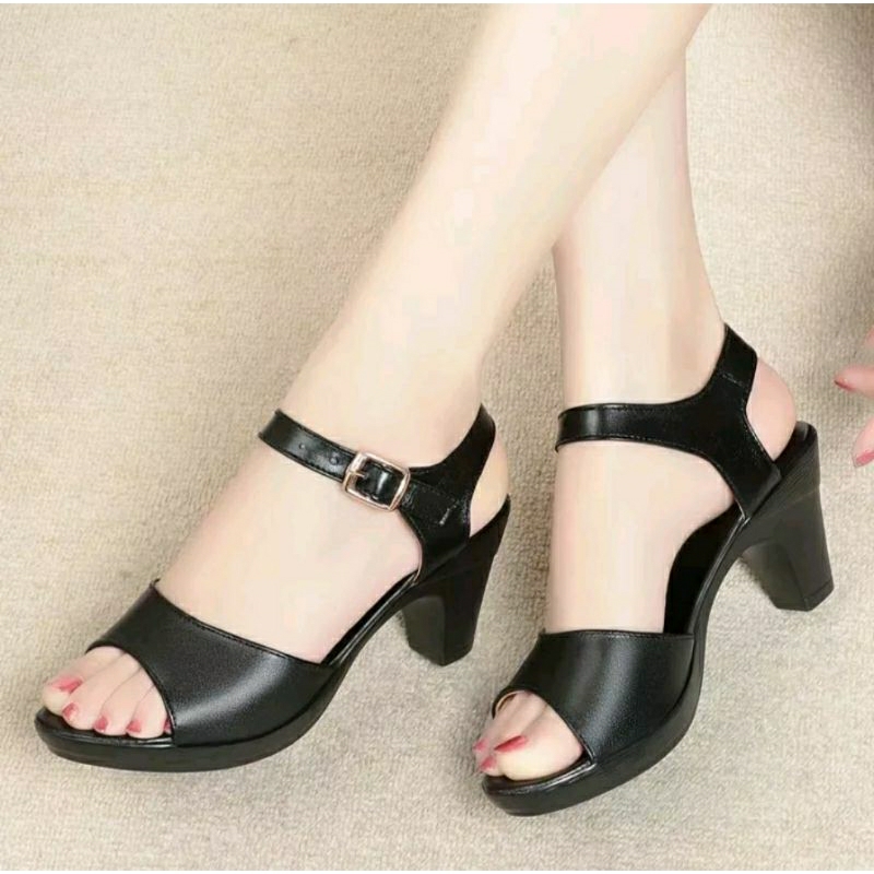 Z1218R High Heels 7cm Claudya Terbaru Big size 35-42