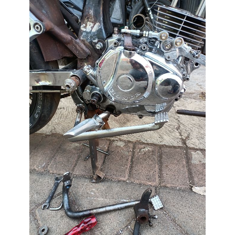 PEDAL REM BMW NEW OPAL DETAIL ORI PNP CB GL100 HANDMADE