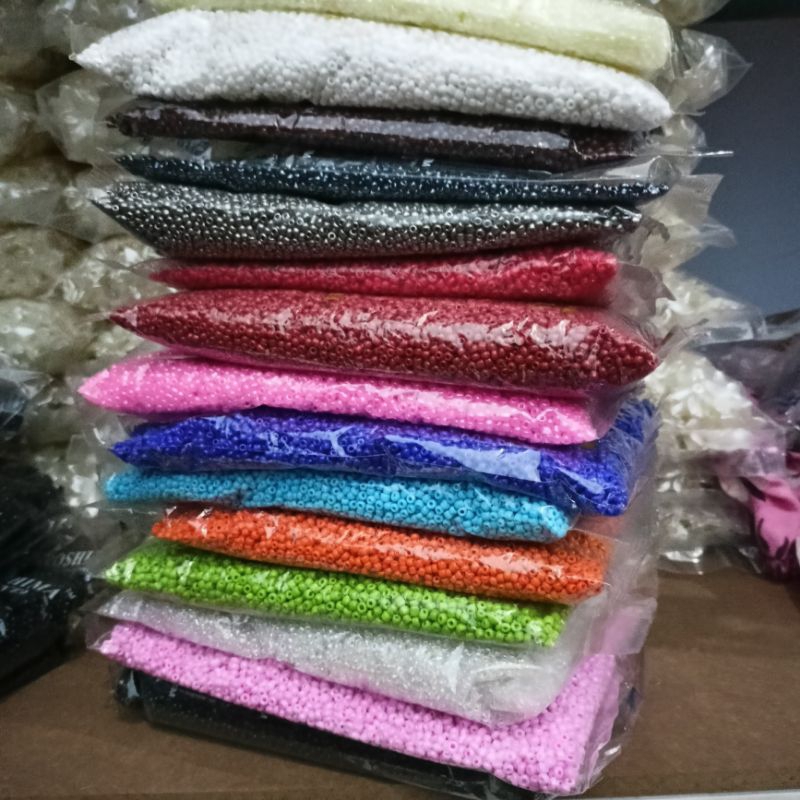 1 pon manik pasir 8/O Manik Beads/Pasiran