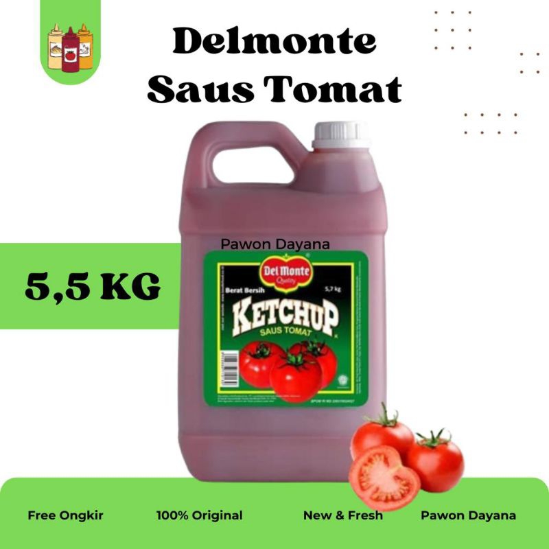 

Delmonte Saus Tomat Jerigen / Saus Tomat Delmonte Derigen / Saus Tomat Galon