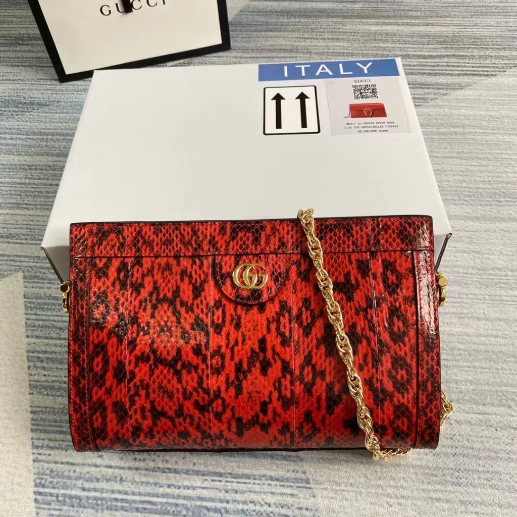 Gucci genuine snake skin series