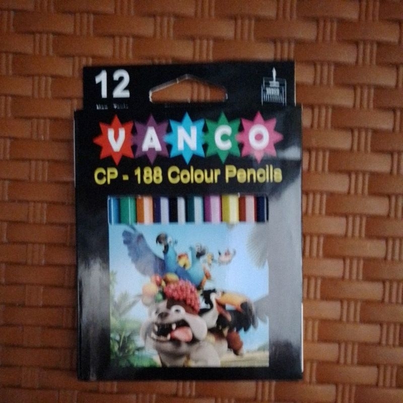 

Pensil Warna Van-Co - 12 Warna Pendek - Pensil Warna Anak-anak