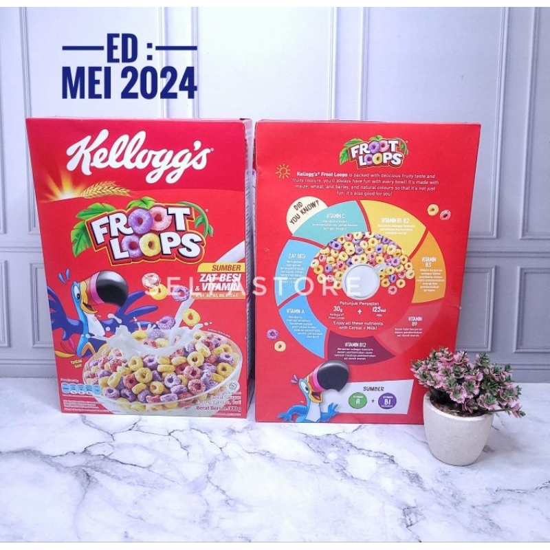 Kelloggs Sereal Froot Loops 300gr Halal