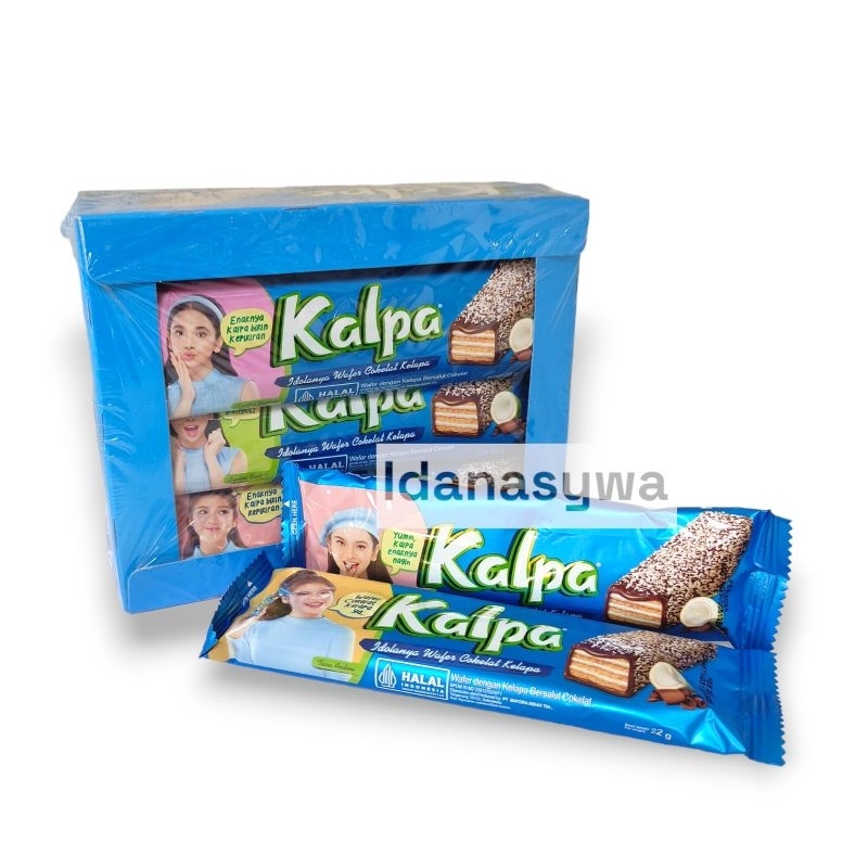 

Kalpa wafer cokelat kelapa/1 Box isi 12 pcs