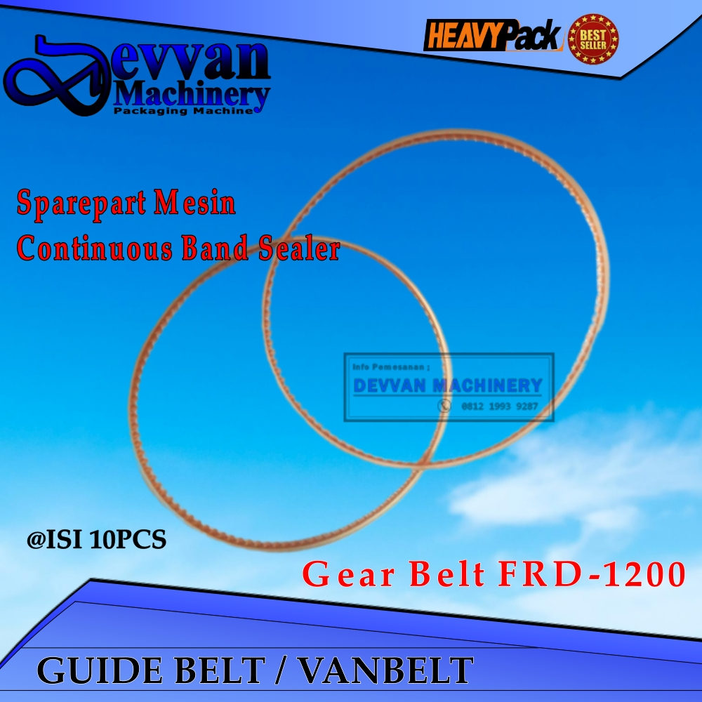 Guide belt FRD-1200 Continuous Sealer Vanbelt