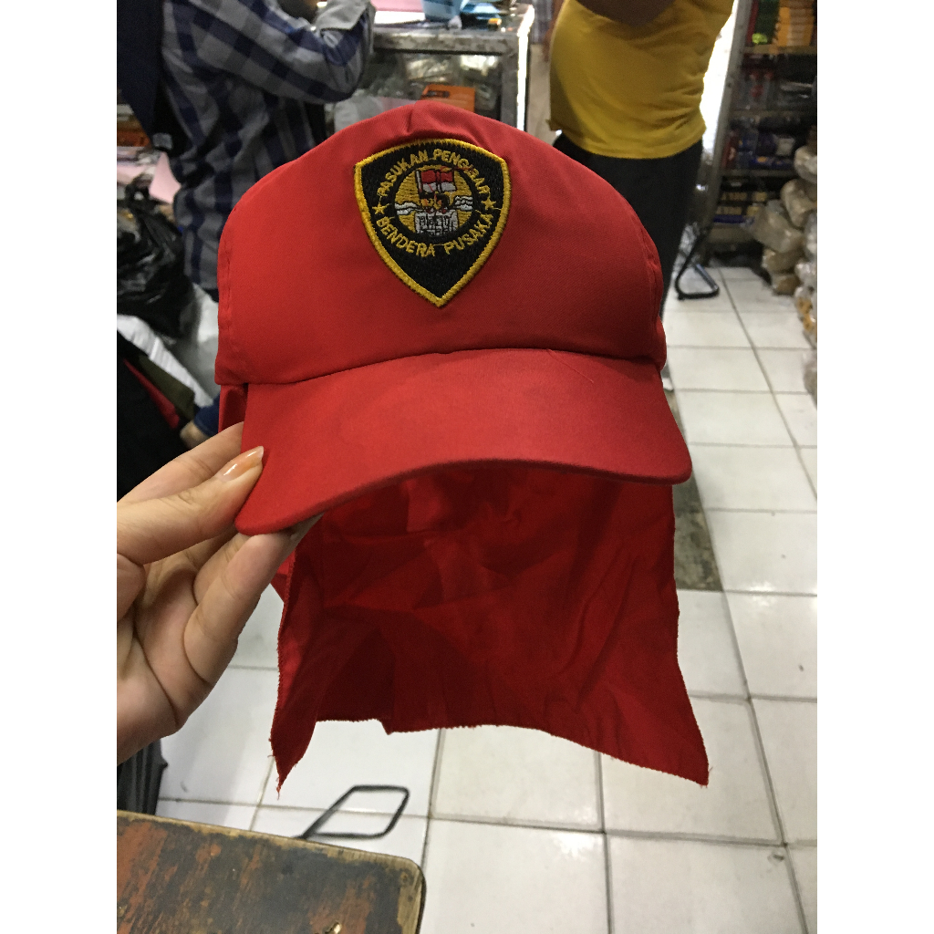 Topi Paskibra Topi Jepang Paskibra - Topi Upacara Paskibra Merah