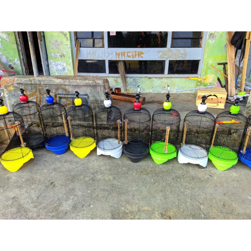 Sangkar Besi D27cm Sangkar Burcil Murah Sangkar T3 D27CM Kandang Burung Sogon Konin