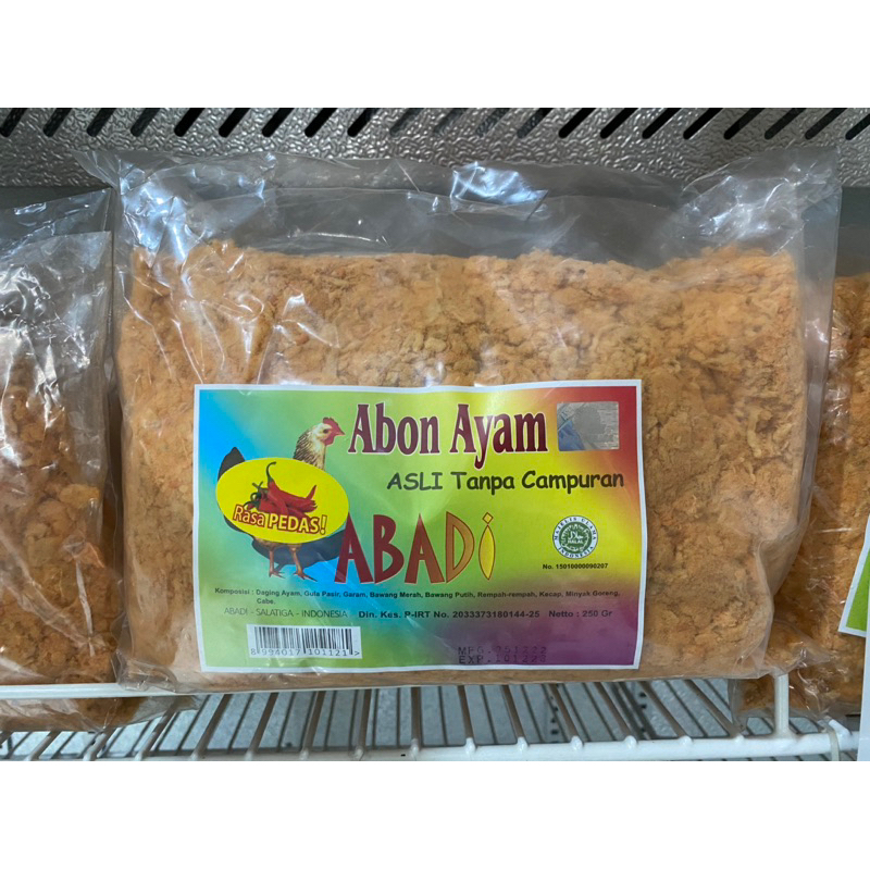 

Abon Ayam Abadi eceran repack