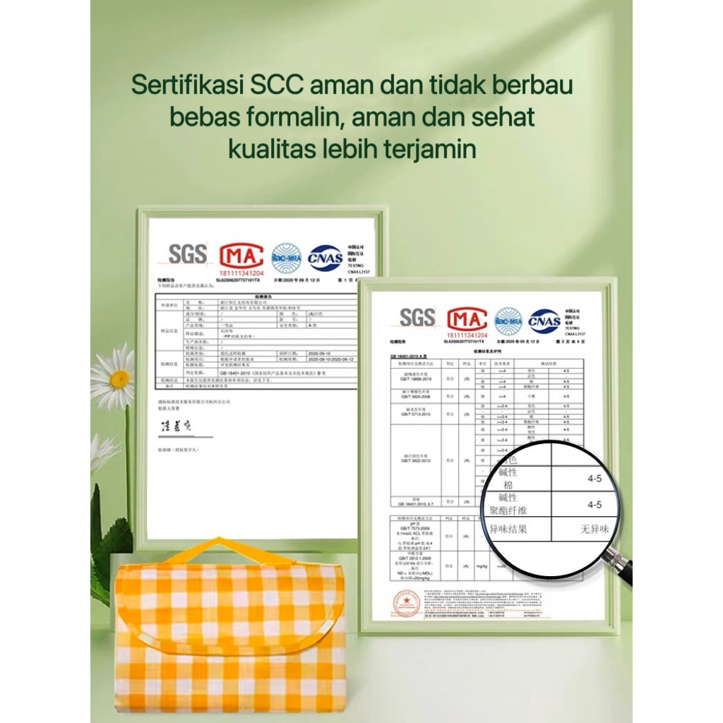 ✅2m*2m Piknik Tikar Lipat Piknik Outdoor TIKAR Piknik TEBAL WATERPROOF Alas 1.5 x 2 m/ Lipat/Tikar Piknik/ Alas Piknik /Tikar Pantai Anti Air-1