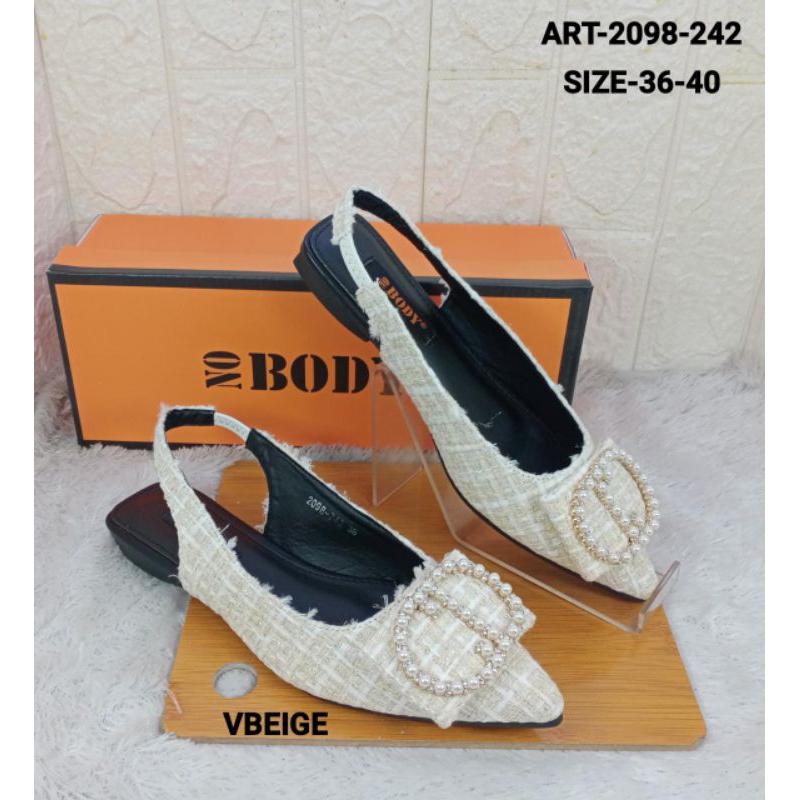 sepatu tali belakang wanita nobody 2098-242