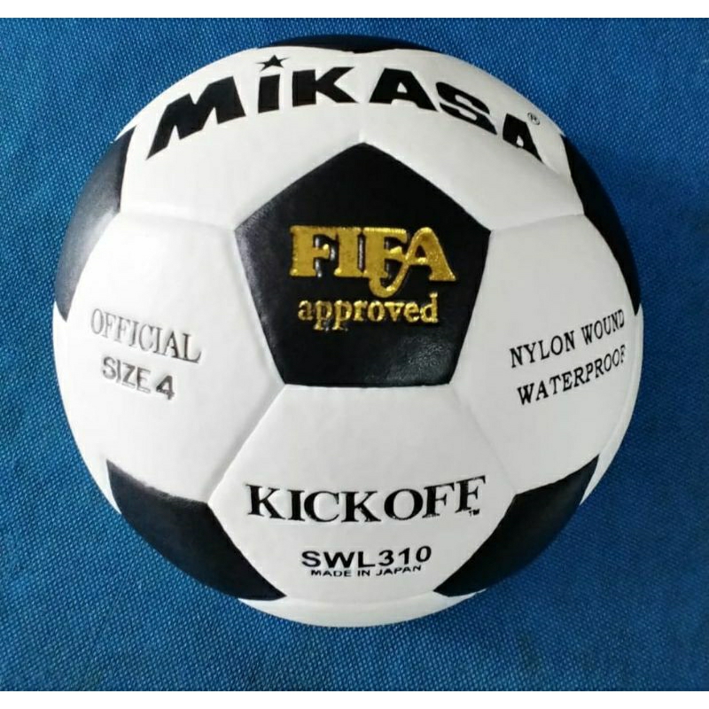 Bola Kaki Mikasa Hitam Putih Fifa Size 4