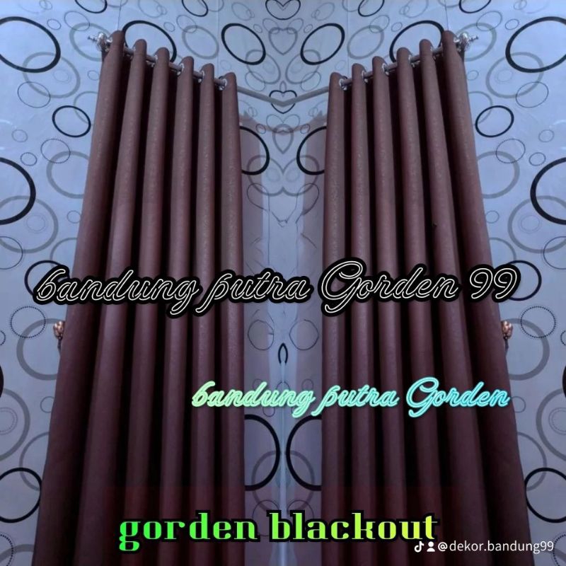 Gorden Blackout Tinggi 3 Meter Hordeng Jendela Panjang 4 Meter horden jendela dan pintu