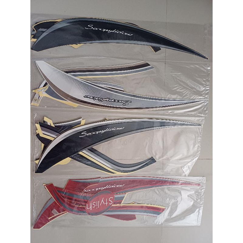 striping scoopy stylist tahun 2018 standart original