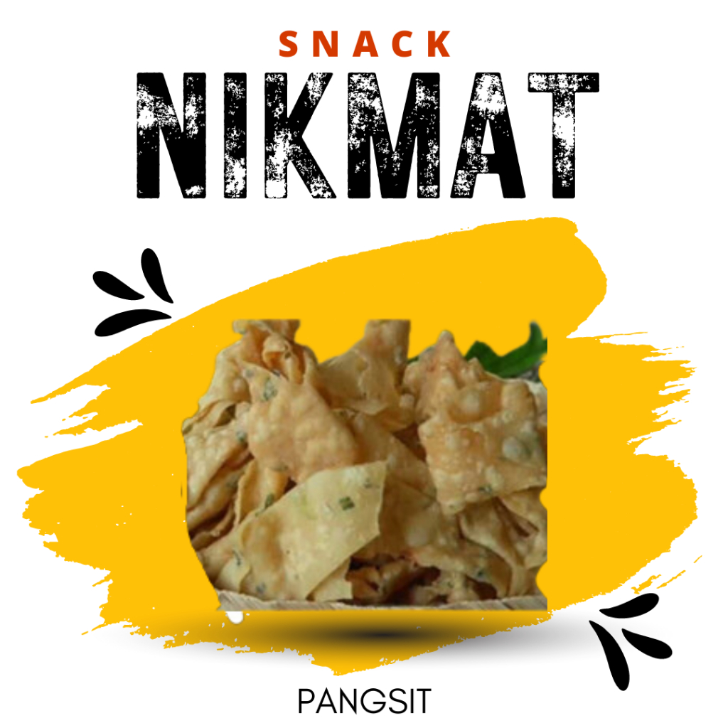

[SNACK NIKMAT] Pangsit / Keripik Pangsit / Snack Cemilan Makanan Ringan / Camilan Gurih Asin
