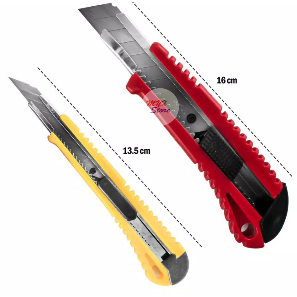 

1 Set isi 2pcs - Cutter Pisau Besar Kecil Cutter Tajam Knife Pen cutter tajam ekonomis
