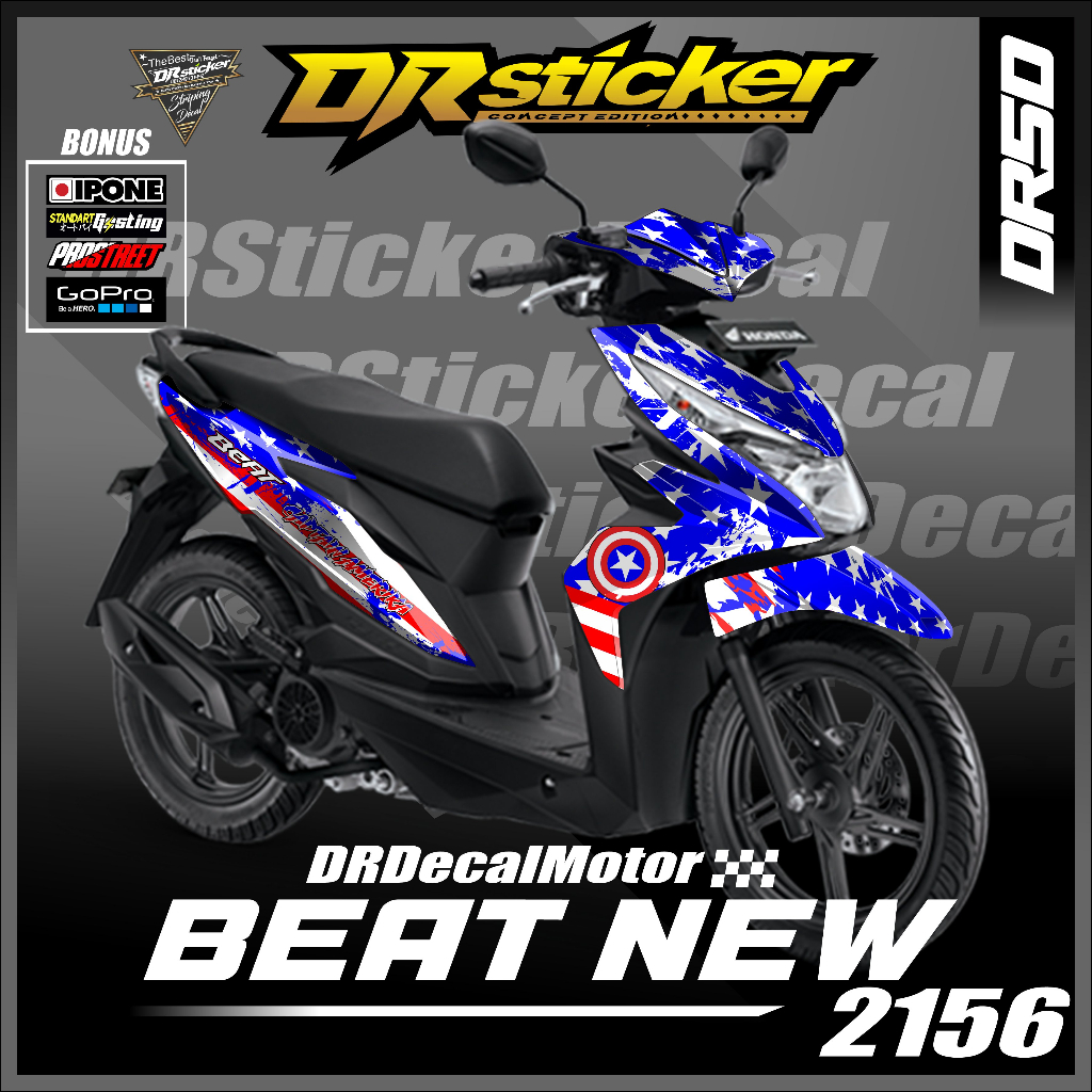 Decal Beat Fi Esp Street- DECAL Variasi List HONDA BEAT Fi new 2017-2019