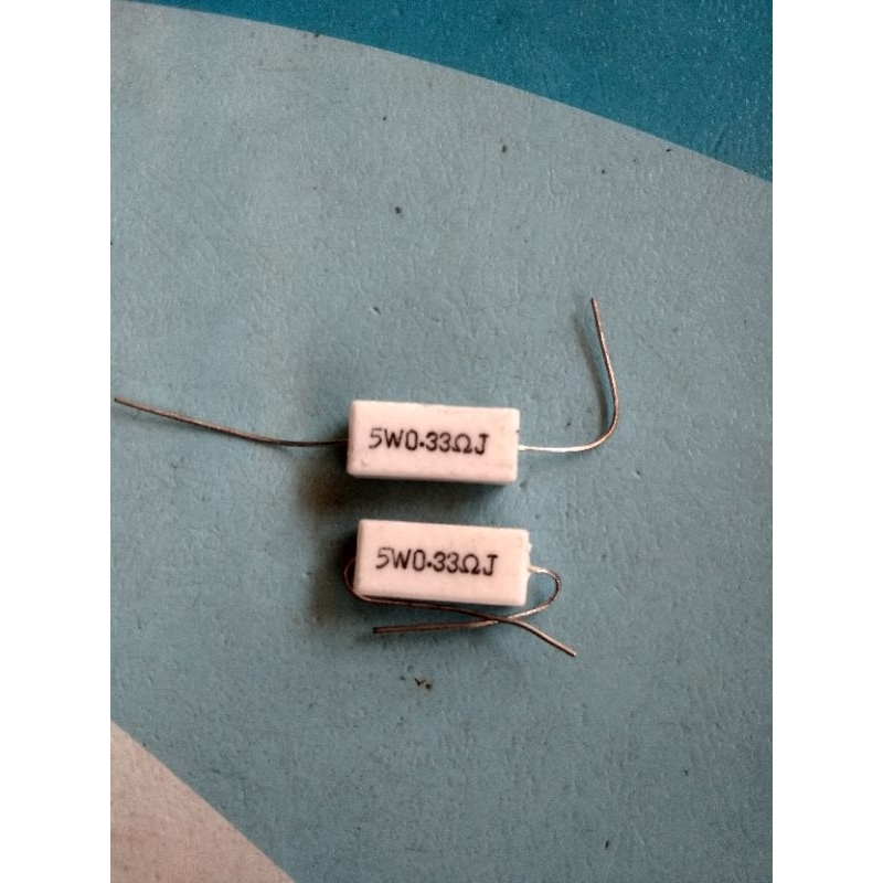 Resistor 5watt 0,33 ohm