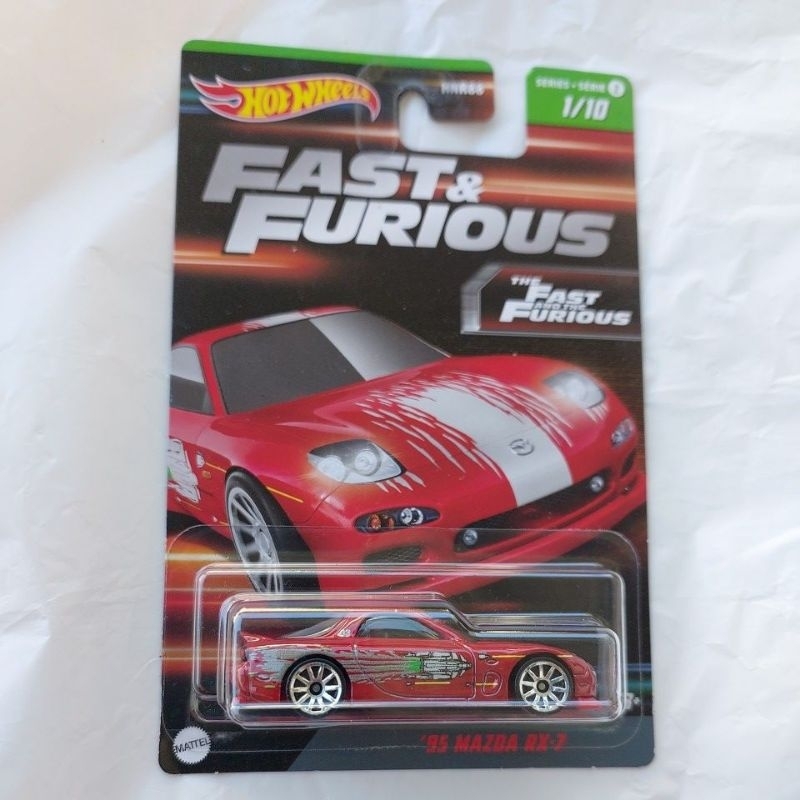 Hotwheels '95 Mazda RX - 7 Fast and Furious
