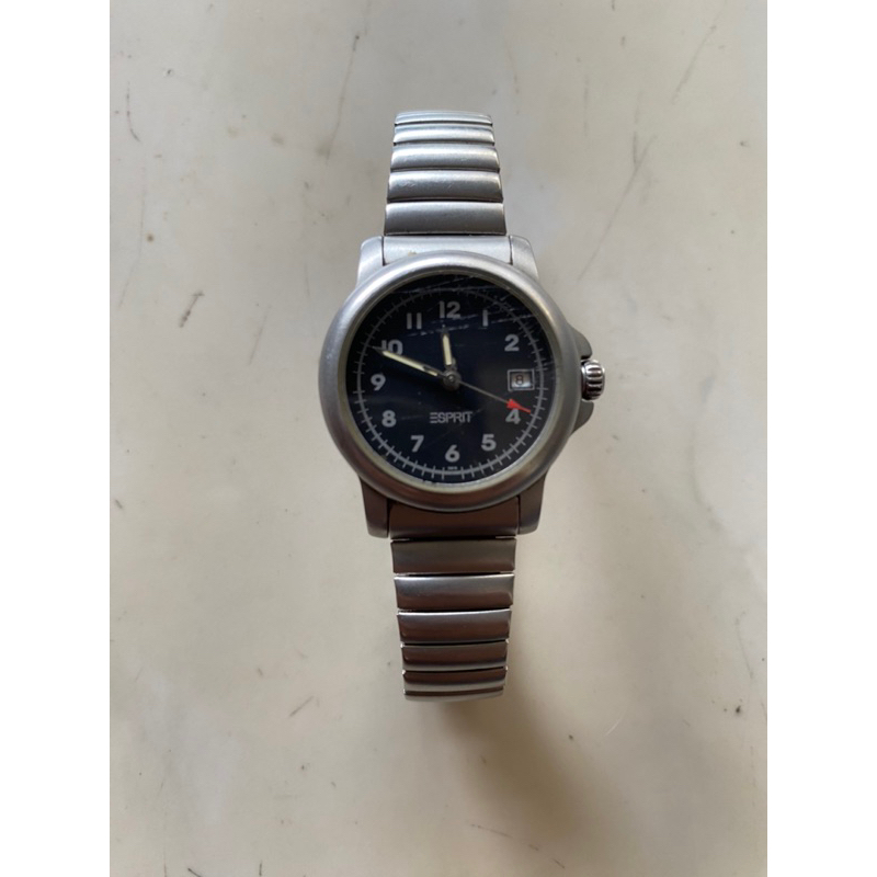 jam tangan esprit time wear original vintage full embos