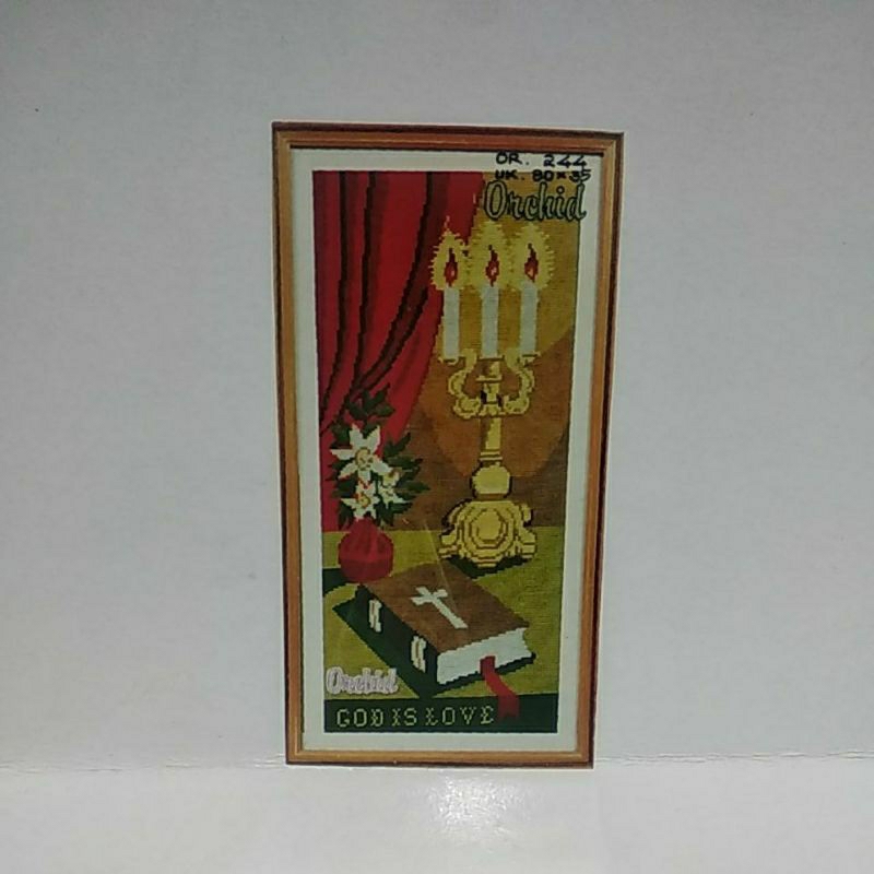 Paket Sulam Strimin Kristik Orchid 244