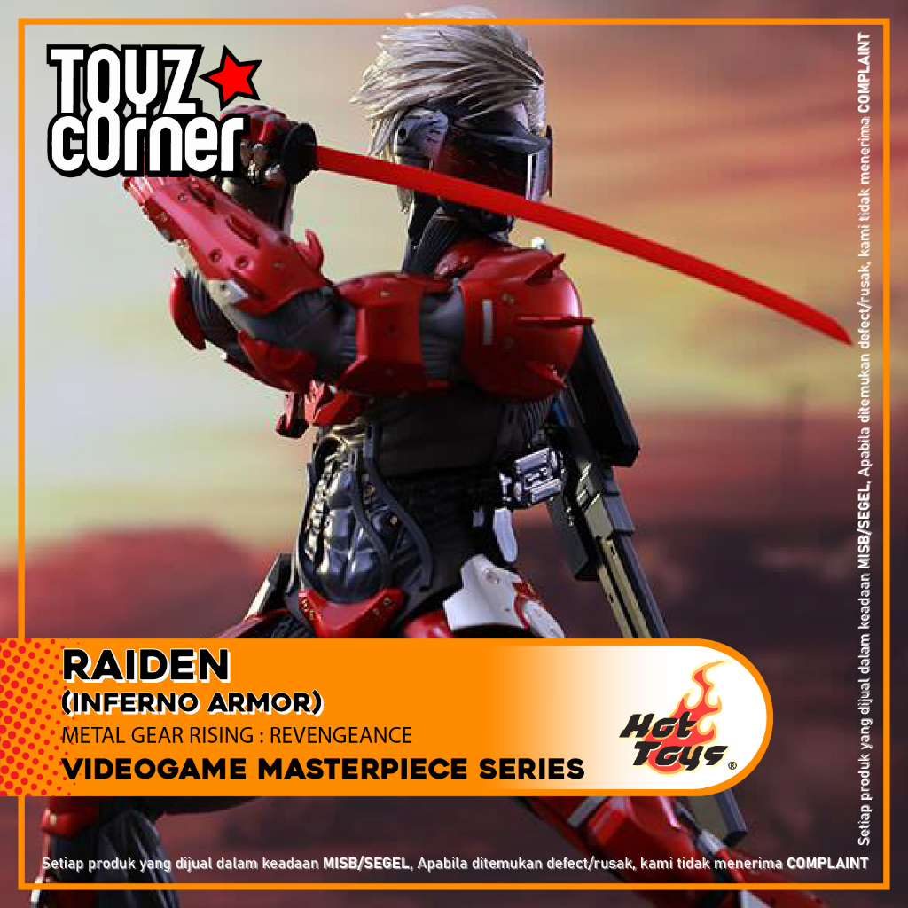 Toyz Corner - Hot Toys VGM-019 / VGM19 Raiden (Inferno Armor) (Exclusive)