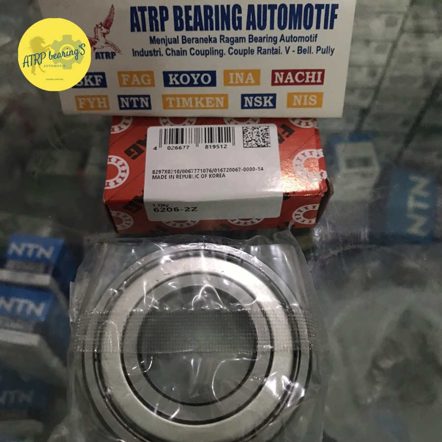 BALL BEARING 6206 ZZ FAG ORIGINAL