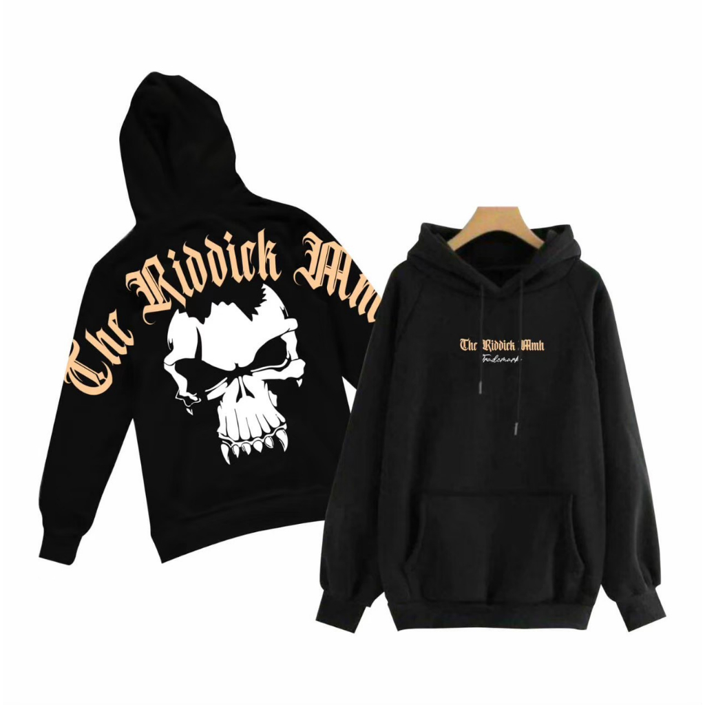 Hoodie Pria Distro Hitam Original THE RIDDICK Hodie Pria & Wanita Hodie Distro Original Bandung Unis