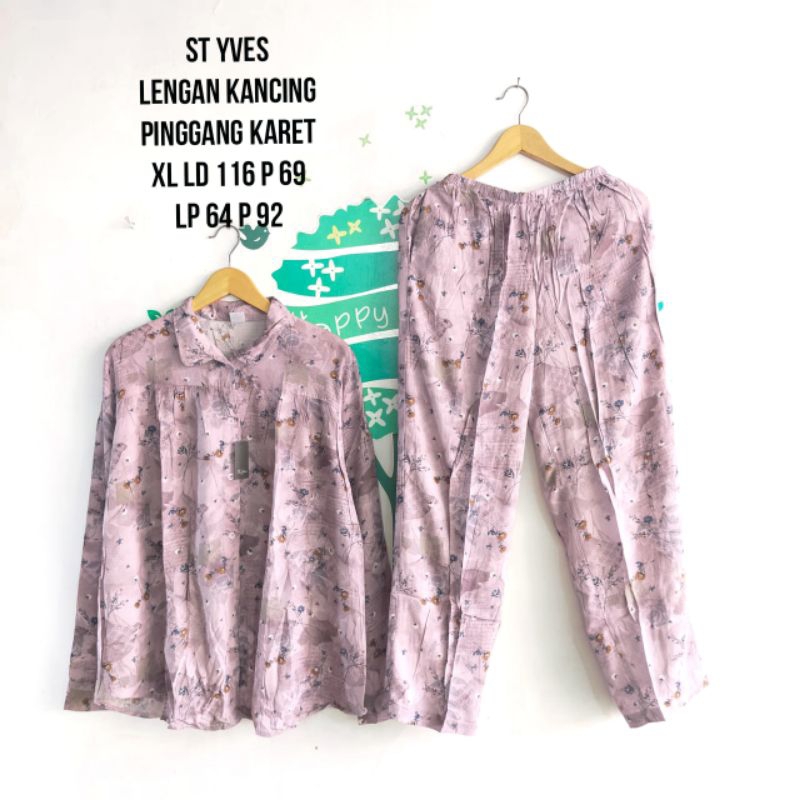 Setelan Piyama Panjang St Yves