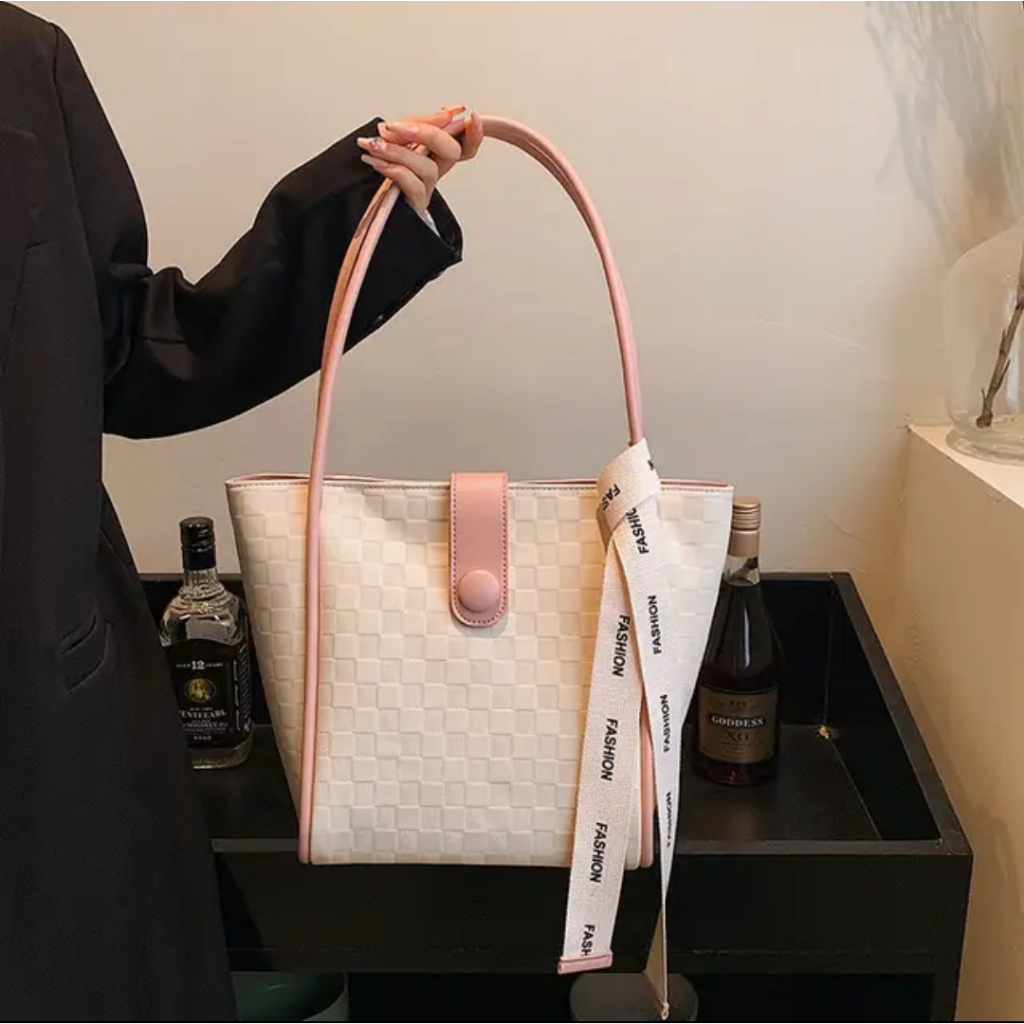 TOTE BAG ZOYA - TAS BAHU WANITA IMPORT - TAS WANITA KAPASITAS BESAR - TAS KULIAH KERJA WANITA