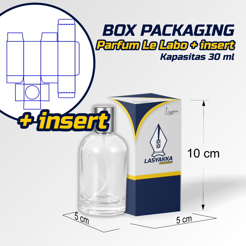 

box parfum lelabo custom + sekat / insert / box parfum botol le labo 30 ml custom/box packaging custom