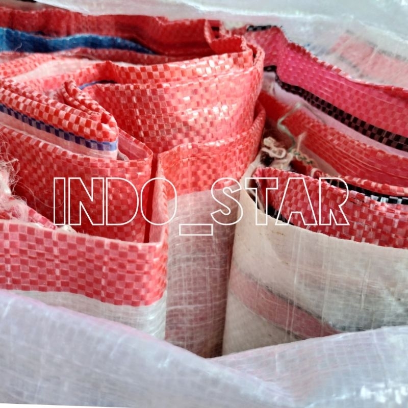 karung bekas 50 kg (10pcs) / karung bekas beras 50 kg BENING