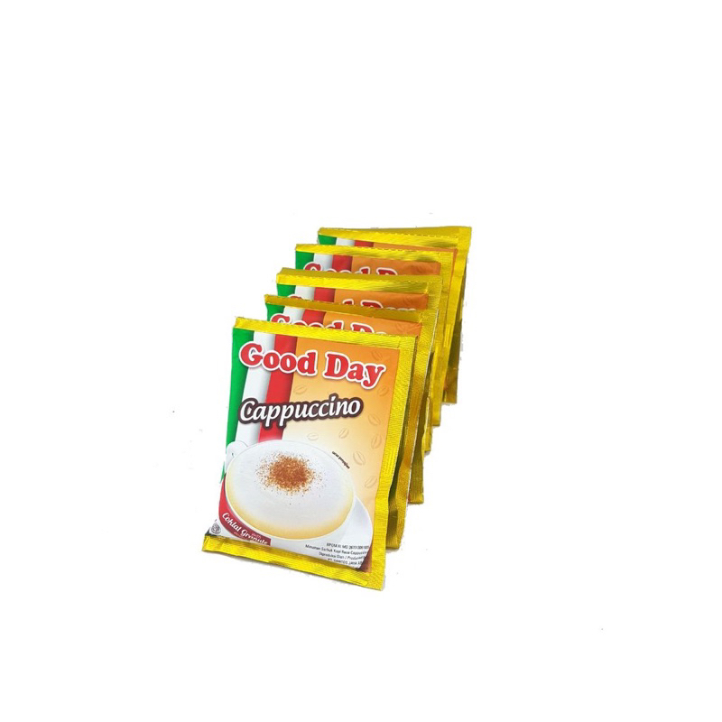 

Kopi Good Day Cappucino Renceng - Netto 10 bks x 25gr