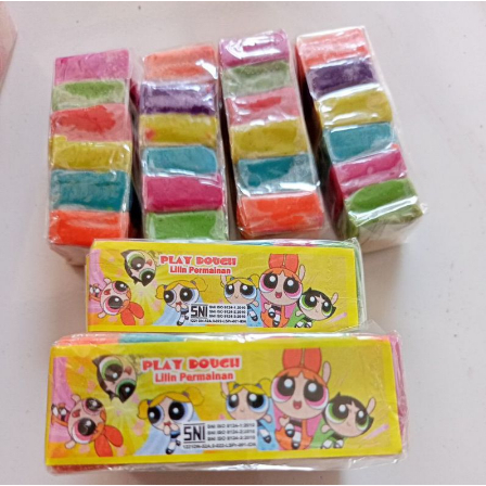 MALAM MAINAN/LILIN PERMAINAN Malam Mainan KECIL 6 warna / Malam Lilin/ Playdough / Modelling clay