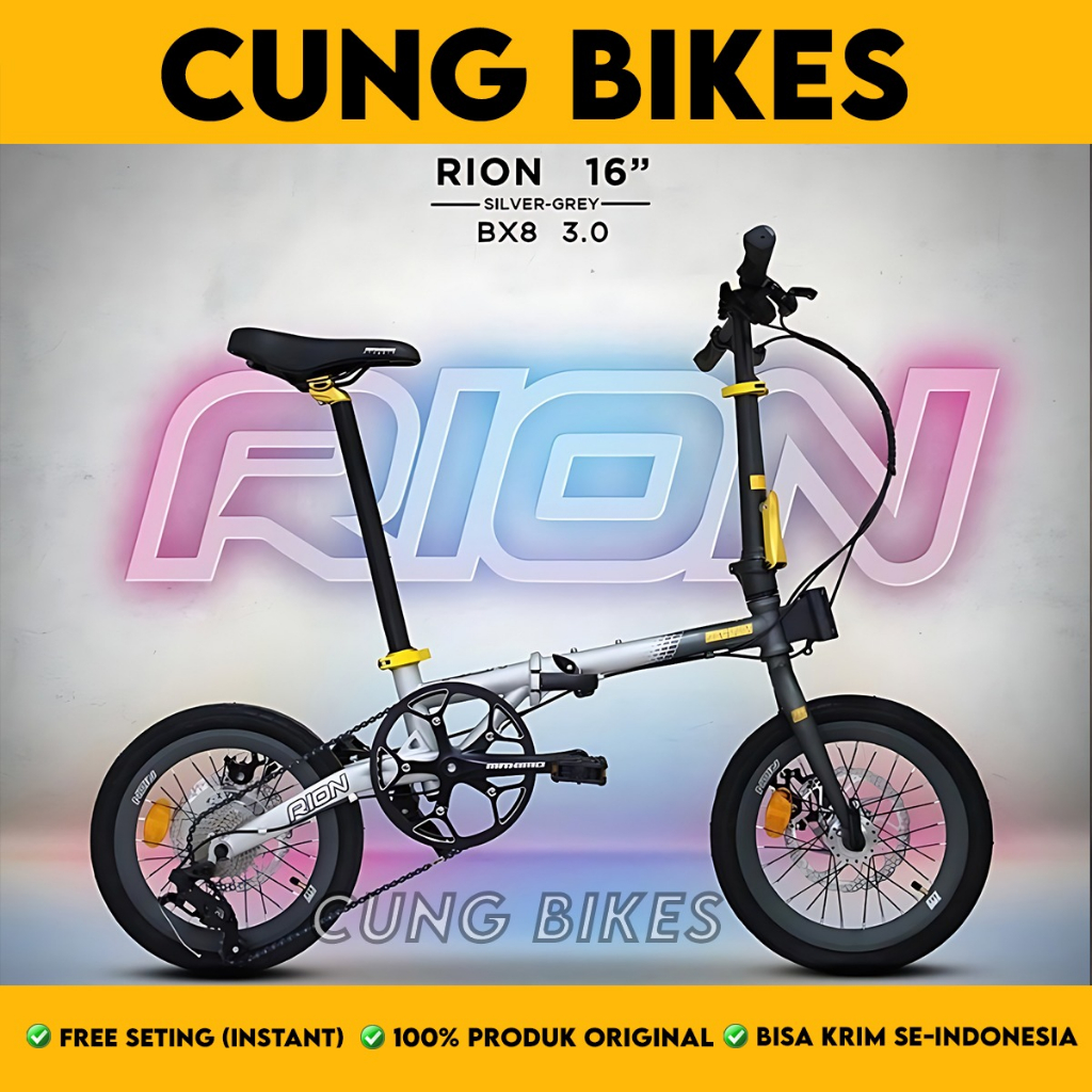 Sepeda Lipat 16 Inch MAXIMO RION Piegare TX7 3.0