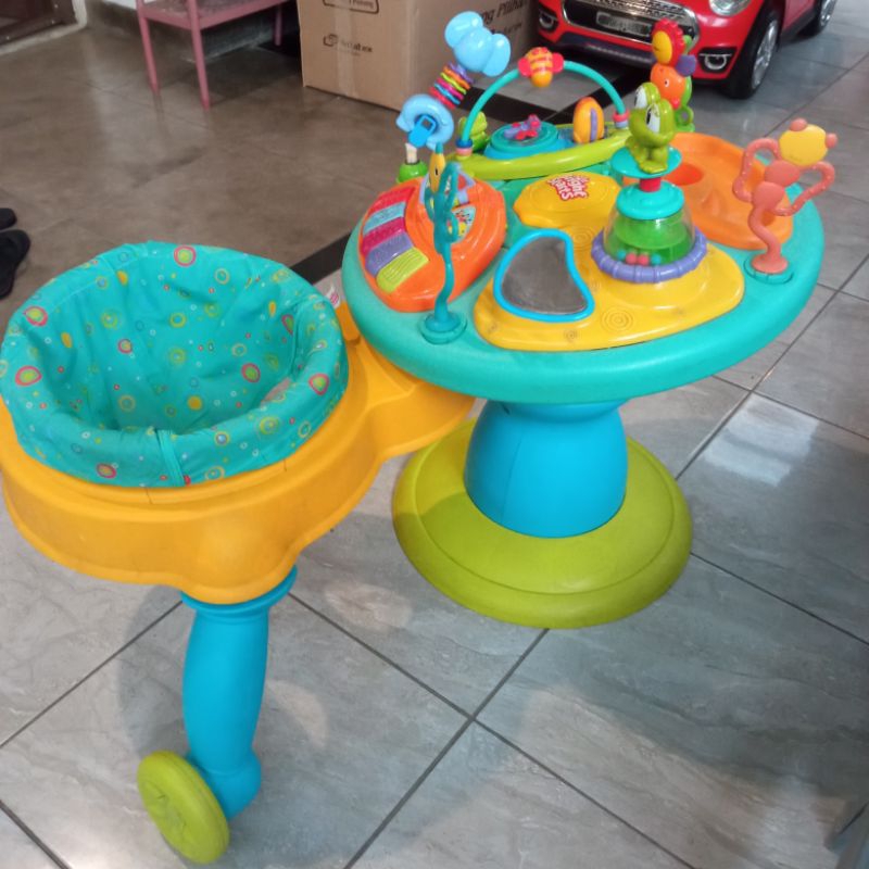 bright starts around we go activity walker preloved