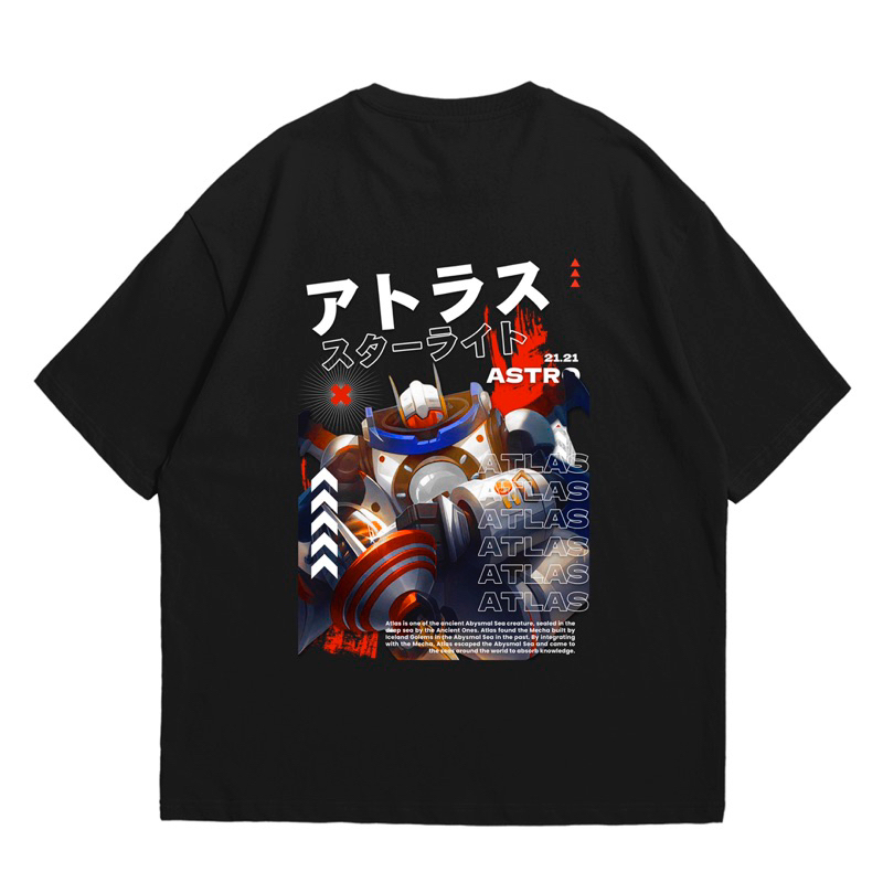 T-SHIRT/KAOS OVERSIZE ATLAS STARLIGHT MLBB MOBILE LEGENDS