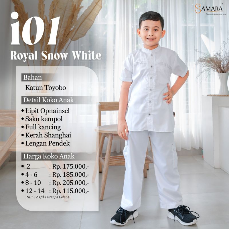 SALE, CUCI GUDANG koko anak samara i01 white