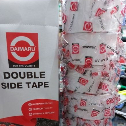 

Double Tape DAIMARU 48mm Perekat Kertas Kualitas Bagus Murah Alat Tulis Kantor Perlengkapan Bahan Packing Isolasi Kerajinan Art Kesenian Hiasan Prakarya Dekorasi Aksesoris Craft Craft Peralatan Packing Pack PC Aman Lengket Kuat Grosir Prakarya Malang