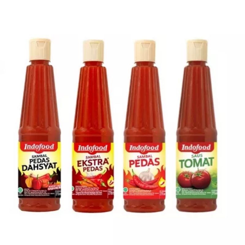 

Indofood sambal botol 275ml varian lengkap harga termurah