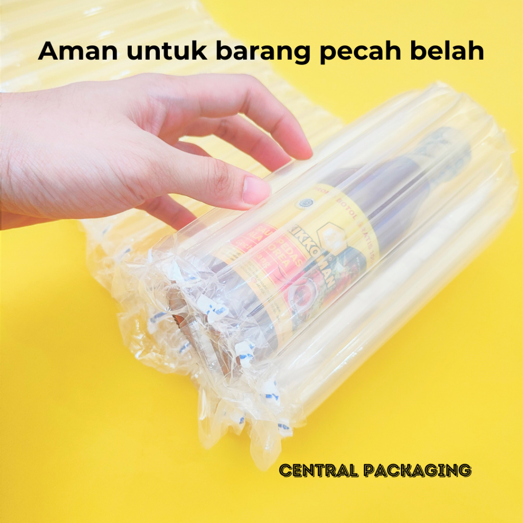 

Recycleable Air Column Roll per 10m / bubble wrap kolum udara polos tanpa custom