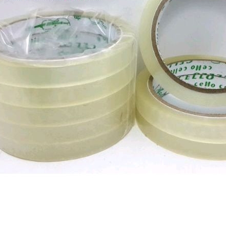 

Cello Slasiban ½ Inchi Tebal/Lakban Perekat/Per Pcs