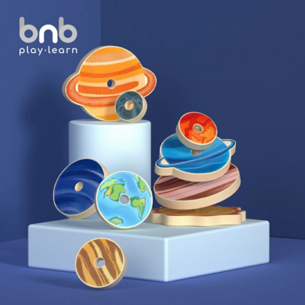 

Wooden Limited Mideer Dijual Mainan Anak Planets Edukasi Toy Stacking