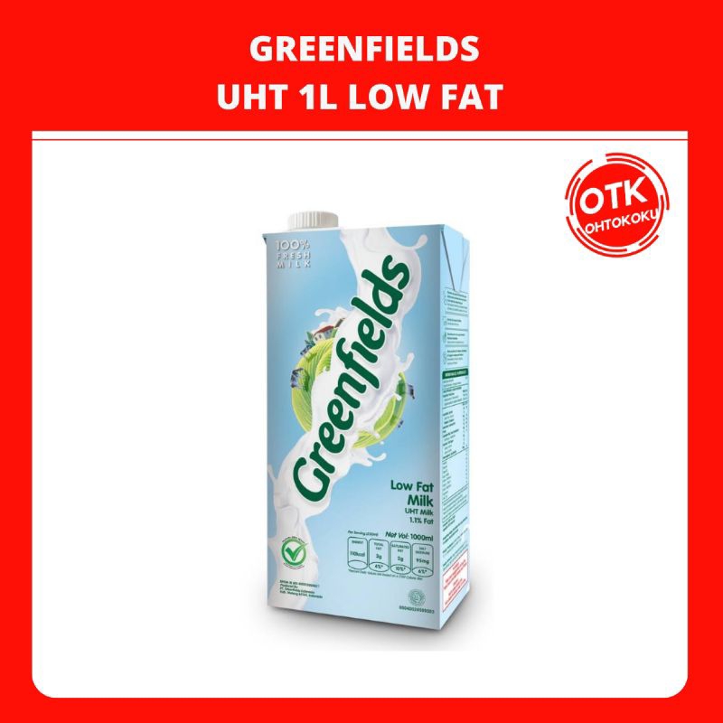 

SUSU UHT GREENFIELDS 1000 ML LOW FAT SATUAN