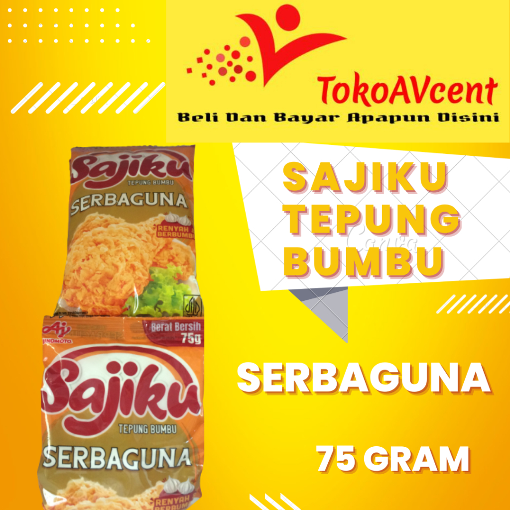 

SAJIKU TEPUNG BUMBU SERBAGUNA 75 GRAM (3PCS)