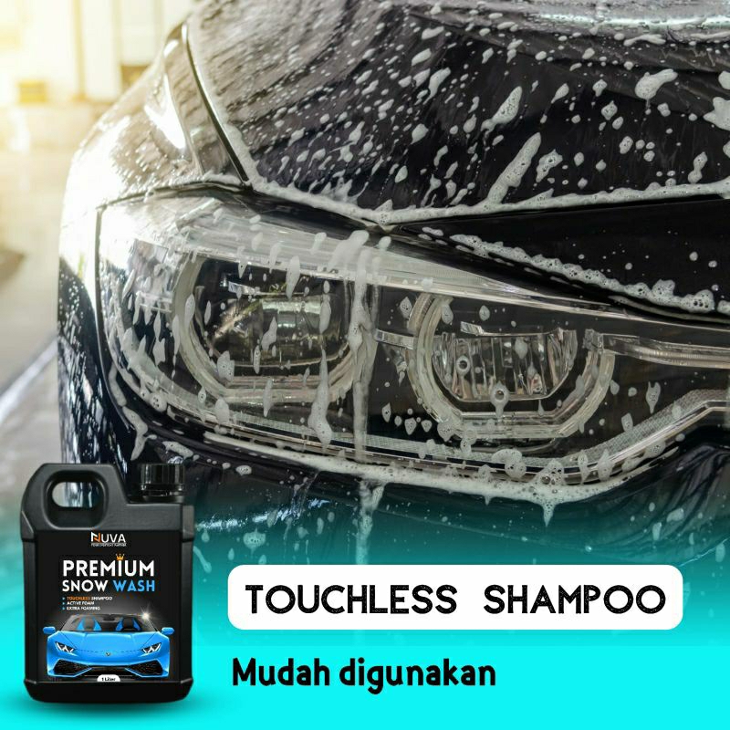 TERJAMIN NUVA - Touchless Snow Wash Premium Car Motorcycle Shampoo Shampoo Mobil dan Motor Touchless