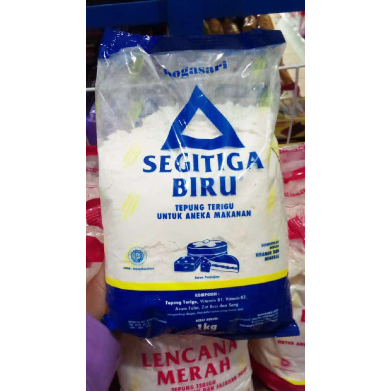 

TEPUNG SEGITIGA BIRU KEMASAN 1 KG/SEMBAKO GROSIR/SEMBAKO ONLINE