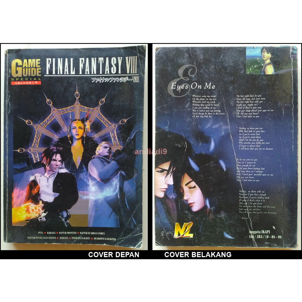 PANDUAN GAME GUIDE SPECIAL VOLUME 7 FINAL FANTASY VIII 8 BAHASA INDONESIA ORIGINAL