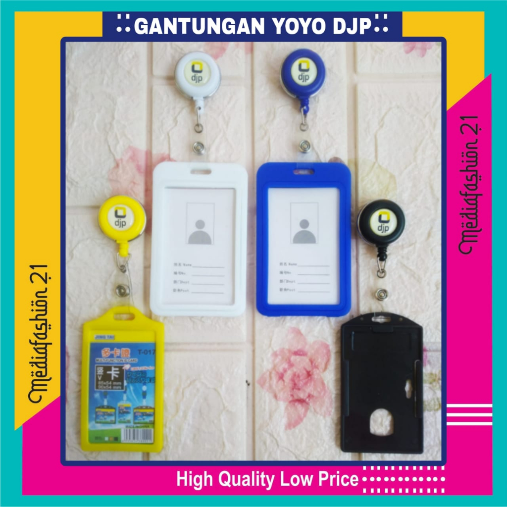 

GANTUNGAN YOYO ID CARD DJP (DIREKTORAT JENDERAL PAJAK) + CARD HOLDER